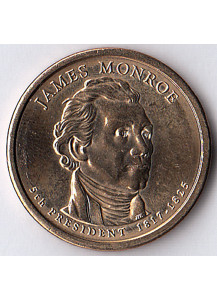 2008 - Dollaro Stati Uniti James Monroe Zecca P